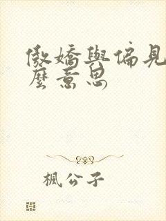 傲娇与偏见是什么意思