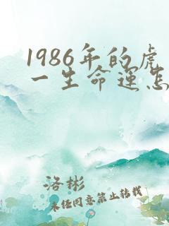 1986年的虎一生命运怎样