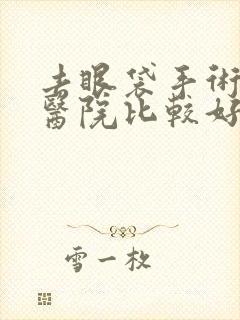 去眼袋手术哪家医院比较好