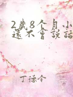 2岁8个月小孩还不会说话