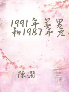 1991年羊男和1987年兔女相配吗