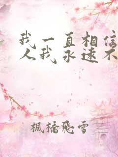 我一直相信有些人我永远不必等是什么歌