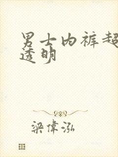 男士内裤超薄全透明