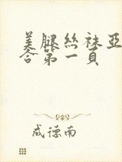 美腿丝袜亚洲综合第一页