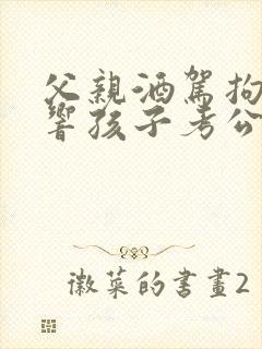 父亲酒驾拘留影响孩子考公务员吗