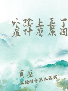 外阴上长了个痘痘什么原因