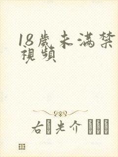 18岁未满禁看视频