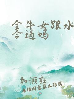 金牛女跟水瓶男合适吗