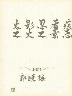 火影忍者疾风传之火之意志的继承者