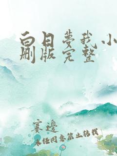 白日梦我小说未删版完整