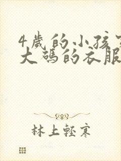 4岁的小孩穿多大码的衣服