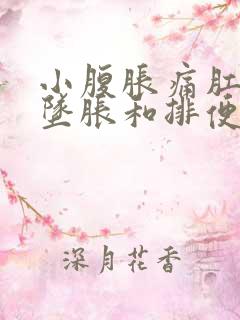 小腹胀痛肛门有坠胀和排便感放屁