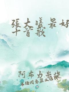 张大曦最好听的十首歌