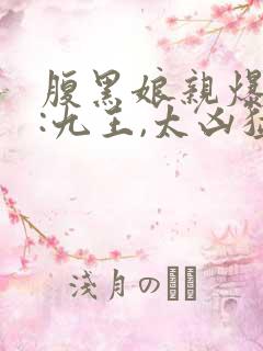 腹黑娘亲爆萌宝:九王,太凶猛