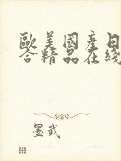 欧美国产日韩综合精品在线