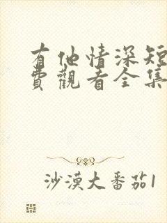 有他情深短剧免费观看全集