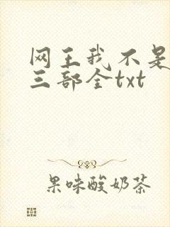 网王我不是王子三部全txt