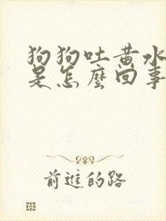 狗狗吐黄水尿血是怎么回事