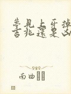 梦见上牙掉了是吉兆还是凶兆