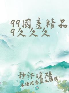99国产精品99久久久