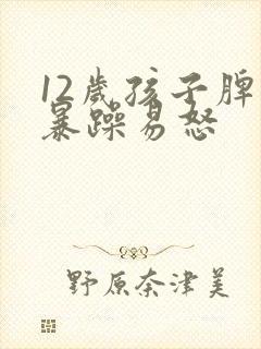 12岁孩子脾气暴躁易怒