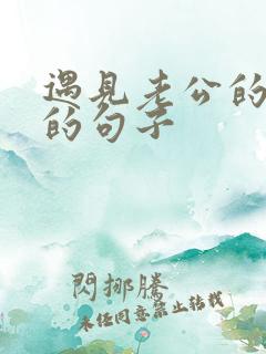 遇见老公的幸福的句子