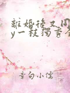 离婚后又同居by一枝独秀全文阅读