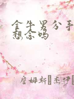 金牛男分手后会想念吗