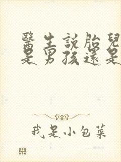 医生说胎儿活泼是男孩还是女孩