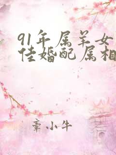 91年属羊女最佳婚配属相