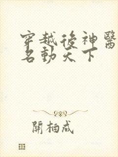 穿越后神医傻妃名动天下