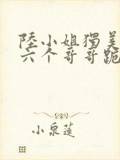 陆小姐独美后,六个哥哥跪求原谅