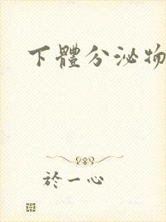 下体分泌物黄色