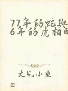 77年的蛇与86年的虎相配吗