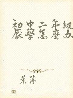 初中二年级小孩厌学怎么办