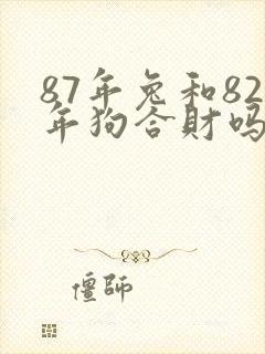 87年兔和82年狗合财吗