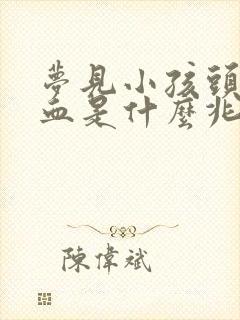 梦见小孩头磕出血是什么兆头