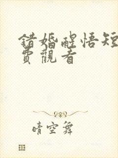 错婚醒悟短剧免费观看