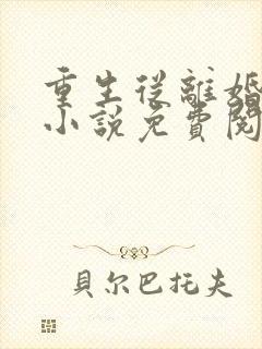 重生从离婚开始小说免费阅读