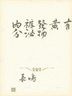 内裤发黄有水样分泌物