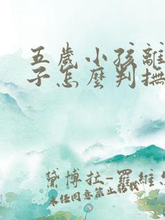 五岁小孩离婚孩子怎么判抚养权