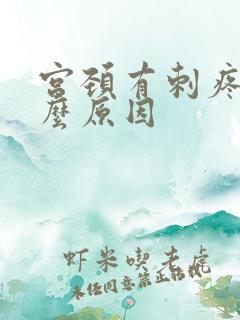 宫颈有刺疼感什么原因