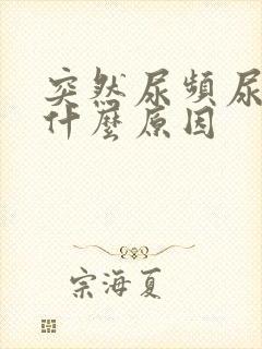 突然尿频尿不尽什么原因