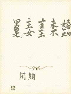 男主有未婚妻但是女主不知道