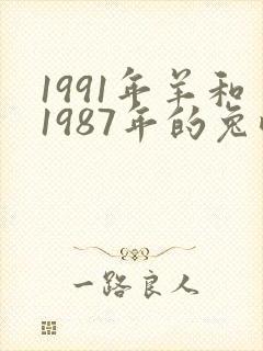 1991年羊和1987年的兔配吗