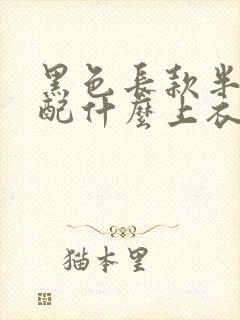 黑色长款半身裙配什么上衣好看