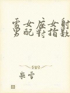 处女座女射手座男配对指数