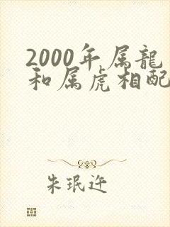 2000年属龙和属虎相配吗
