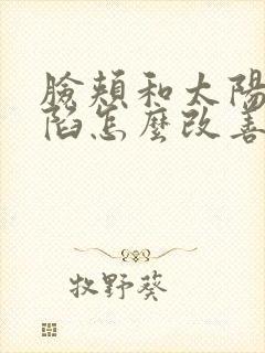 脸颊和太阳穴凹陷怎么改善