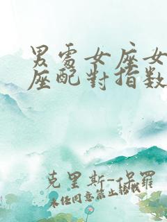 男处女座女天蝎座配对指数